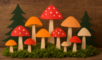 Atelier: Bricolage d'une forêt de champignon