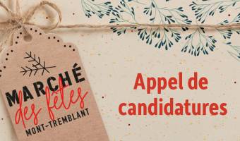 Appel de candidatures –Marché des fêtes