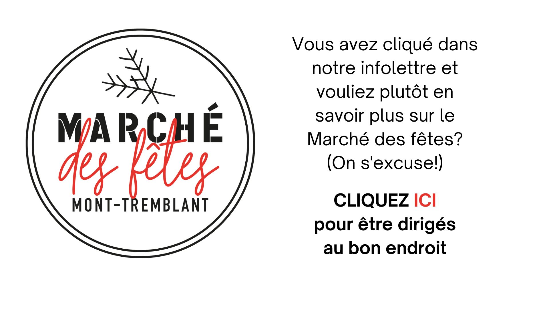 Accédez à la page du Marché des fêtes
