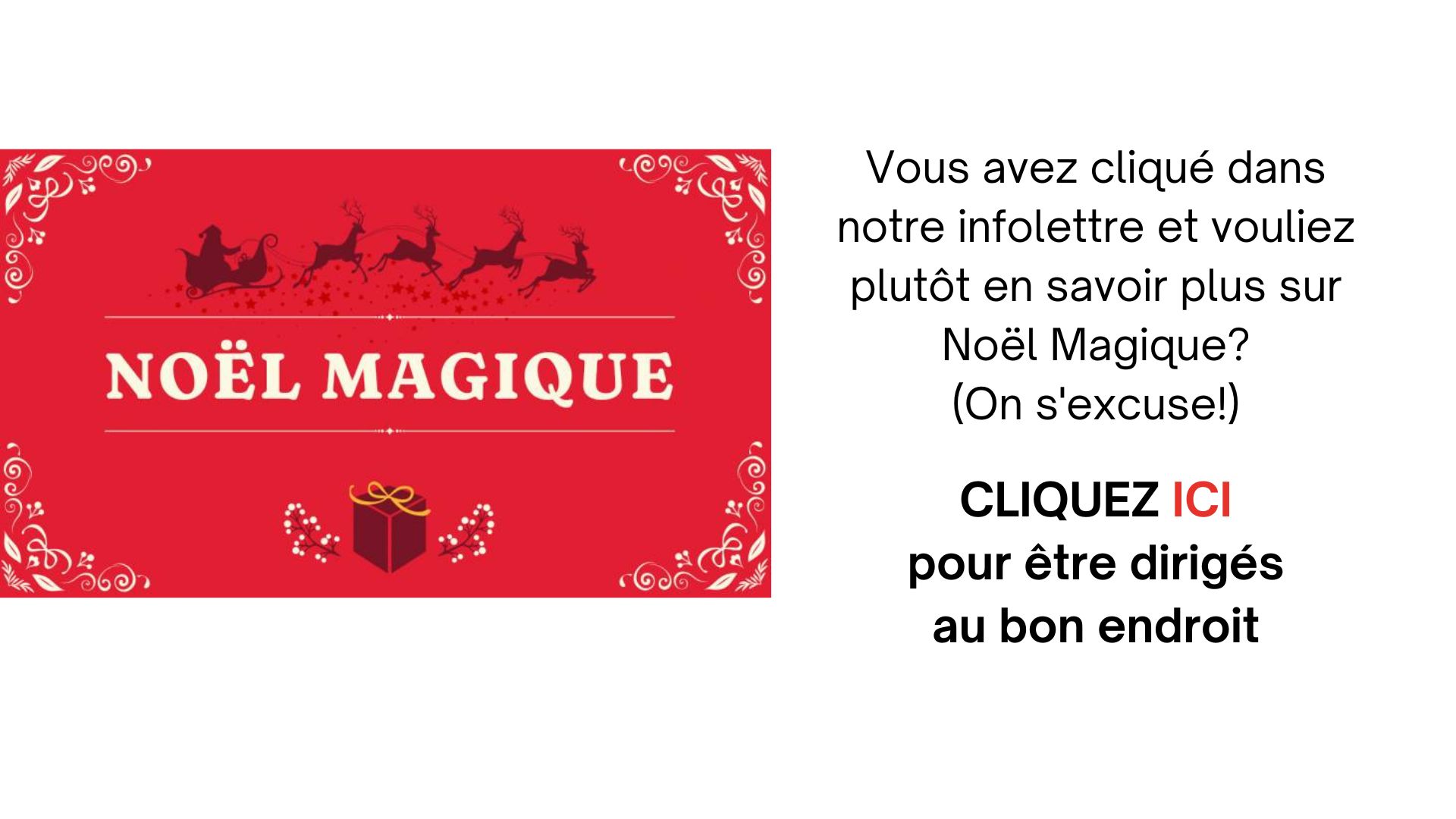 Lien vers la page de l'événement Noël Magique